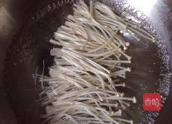 金针菇粉丝拌菠菜的做法图解5