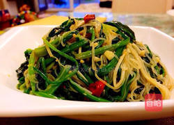 金针菇粉丝拌菠菜的做法图解10