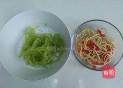 莴苣拌百叶丝的做法图解5