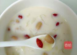 牛奶炖花生的做法图解7