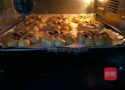花朵豆沙面包的做法图解21