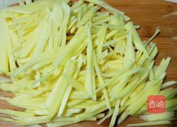 肉沫土豆丝的做法图解2