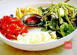 鱼籽炒香菜的做法图解2