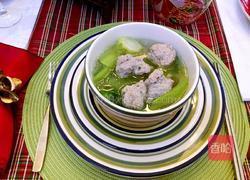 芥菜肉丸汤的做法图解7
