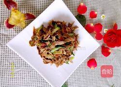 干笋炒肉丝的做法图解8