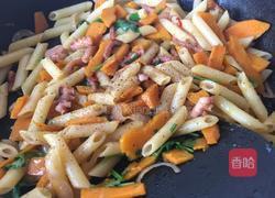 意式南瓜鱿鱼斜管面的做法图解6