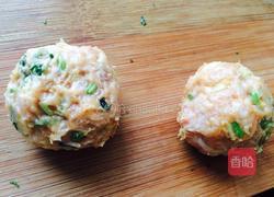 香菜肉丸的做法图解2