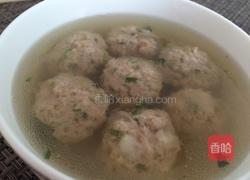 香菜肉丸的做法图解4