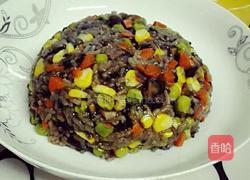 黑色糯米饭的做法图解6