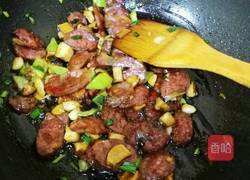 四川腊肠香菇焖饭的做法图解6