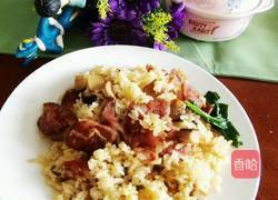 四川腊肠香菇焖饭的做法图解10