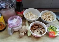蚝油腐竹素食菌的做法图解1