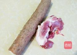 肉丝炒山药的做法图解1