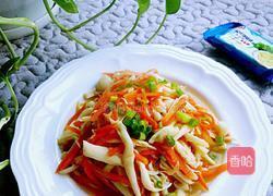 海鲜菇炒胡萝卜的做法图解5