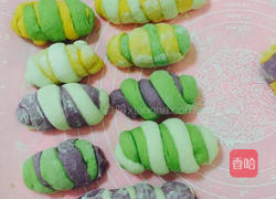 彩色馒头的做法图解4