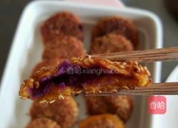 蜂蜜紫薯南瓜饼的做法图解7