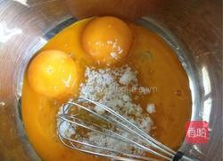 抹茶蜜豆蛋糕卷的做法图解2