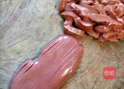 香辣爆炒腰花的做法图解5