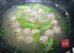 丝瓜肉丸汤的做法图解10