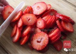 抹茶草莓千层蛋糕的做法图解8