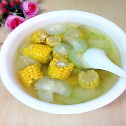 鲜味玉米节瓜汤的做法[图]