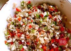 翡翠藕饼的做法图解3