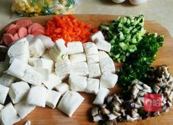 馒头鸭蛋时蔬饼的做法图解2