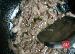 白菜梗炒瘦肉的做法图解3