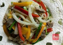 白菜梗炒瘦肉的做法图解7