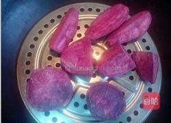 杂粮紫薯夹心饼的做法图解4