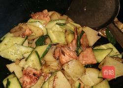 青瓜火腿土豆片的做法图解6