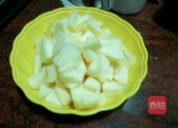 苹果芦荟糖水的做法图解1