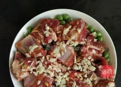 豌豆蒸排骨的做法图解3