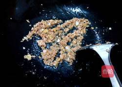 肉沫炒油菜的做法图解5