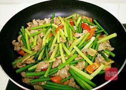 蒜苔炒鸭片的做法图解8