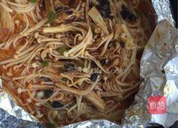 懒人烤金针菇的做法图解4