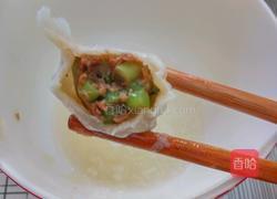 蒜苔猪肉饺子的做法图解5
