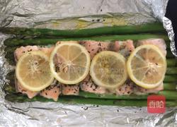 香柠芦笋烤三文鱼的做法图解5