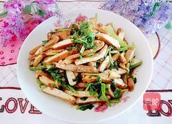 芹菜炒豆干的做法图解4