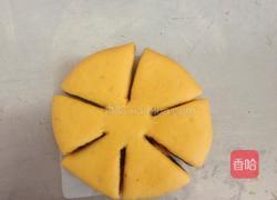 南瓜豆沙花形包的做法图解3