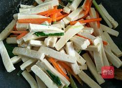 鱼香千页豆腐的做法图解5