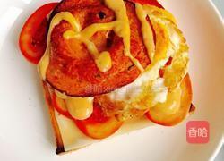 美式火腿芝士三明治的做法图解2