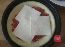 奶油蘑菇烤鸡奶酪披萨的做法图解15