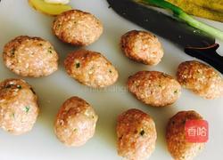 鹌鹑蛋肉丸的做法图解3