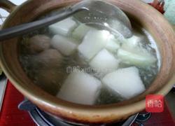 肉丸冬瓜汤的做法图解7