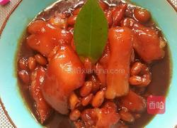 花生炖猪蹄的做法图解4