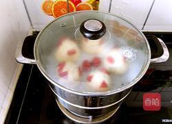 小猪豆沙包的做法图解15