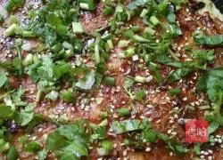 Illustration of the recipe of chive pancake with sauce 10