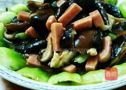 冬菇小油菜的做法图解5