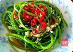 凉拌手撕蒜苔的做法图解7